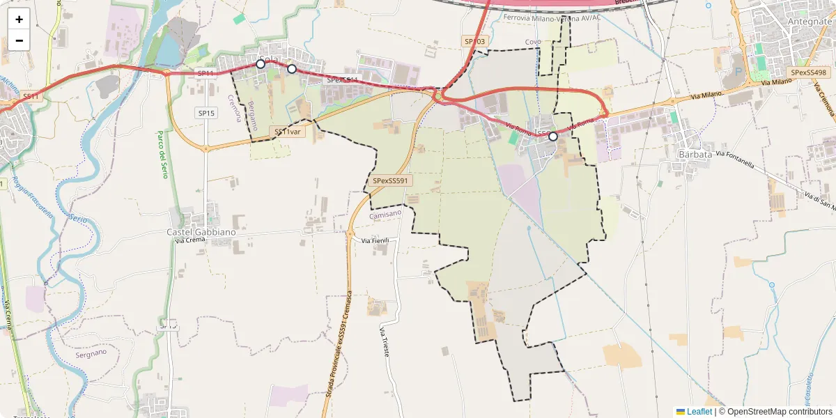 Mappa dettagliata del trasporto pubblico a Isso con linee autobus, tram e collegamenti