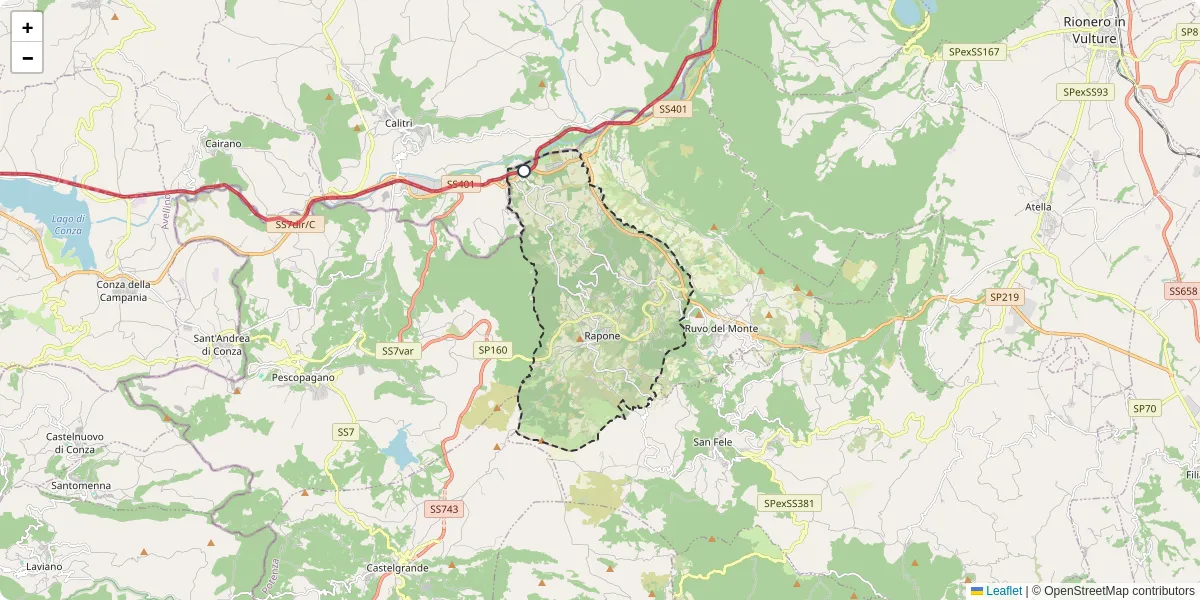 Mappa dettagliata del trasporto pubblico a Rapone con linee autobus, tram e collegamenti