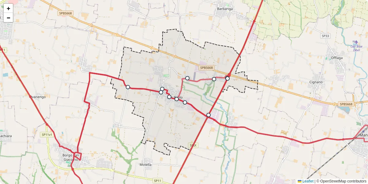 Mappa dettagliata del trasporto pubblico a San Paolo con linee autobus, tram e collegamenti