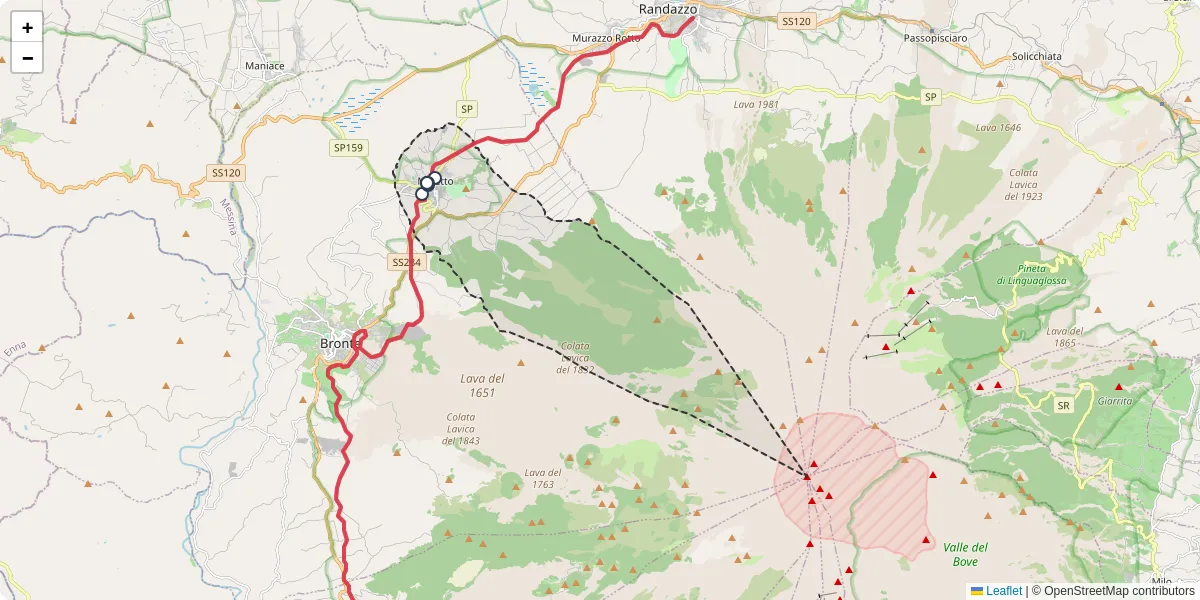 Mappa dettagliata del trasporto pubblico a Unknown con linee autobus, tram e collegamenti